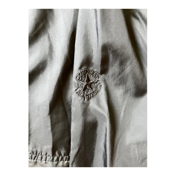 Converse Black Zip Up Windbreaker Men Size M - Picture 7 of 10